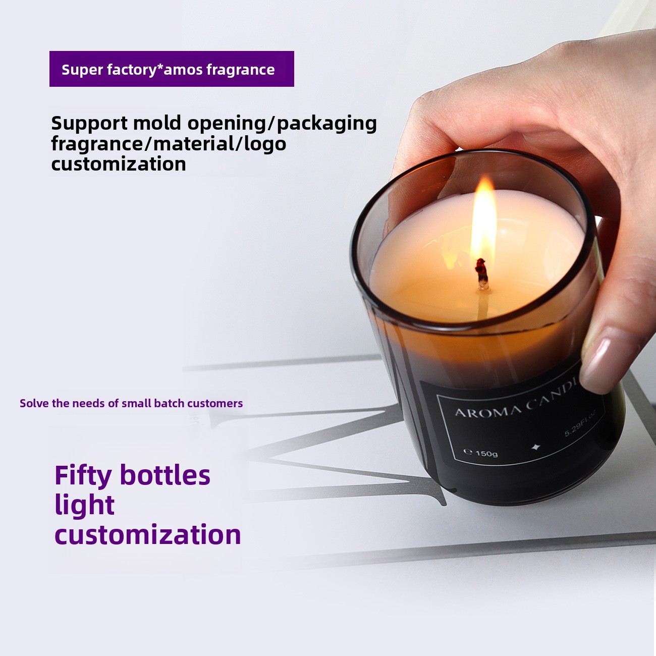 Candle Souvenir - Scented Candles Soybean Wax Smokeless Indoor
