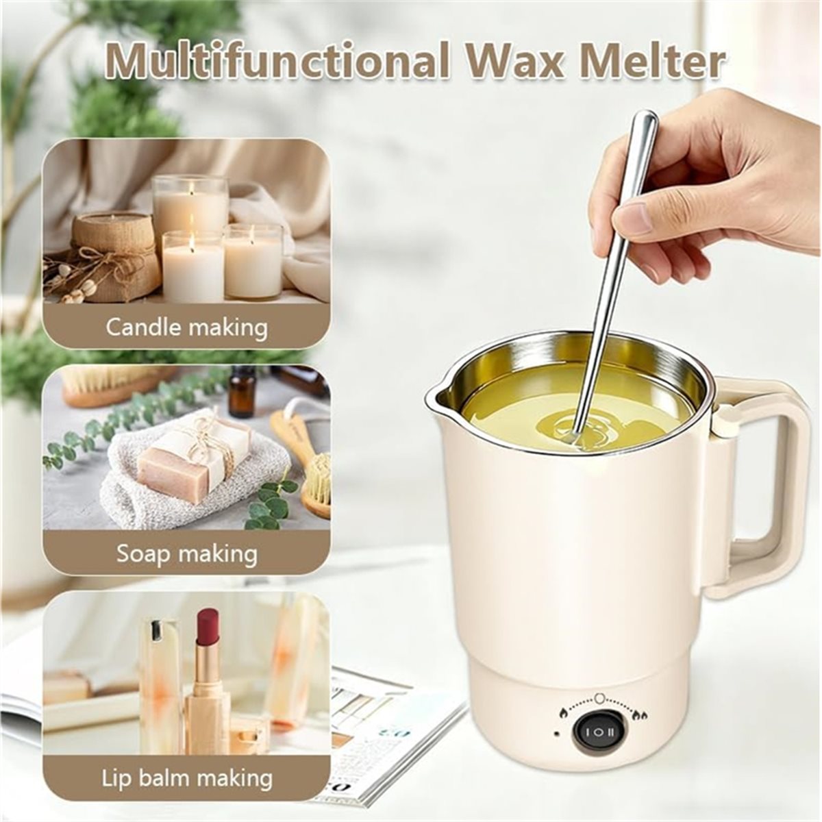 Candle Supplies Uk - Electric Wax Melting Pot Kit with