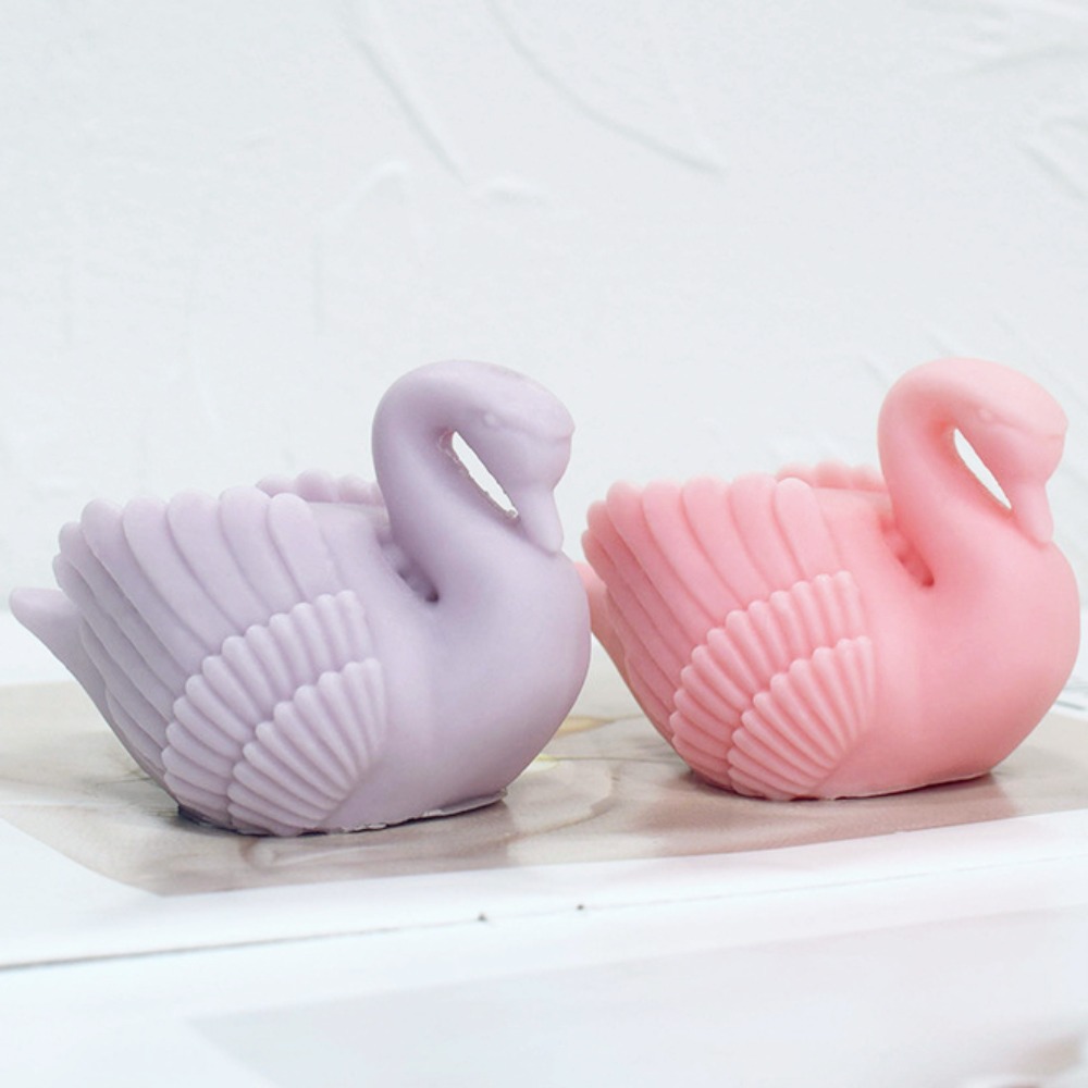 Candle Souvenir - White Swan Silicone Candle Mould Cygnus
