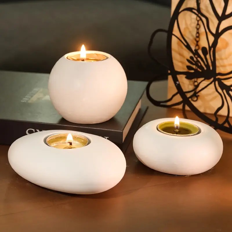 Candle Zero - Tealight Candle Holder Resin Silicone Mold,