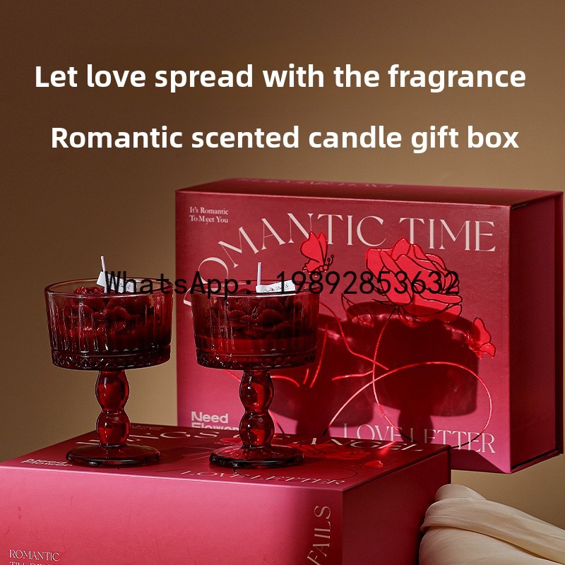 Candle Souvenir - LZ rose scented candle modeling wax