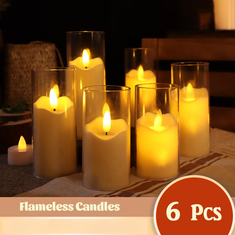 Candle Zero - 6Pcs Led Flameless Electric Candles Lamp