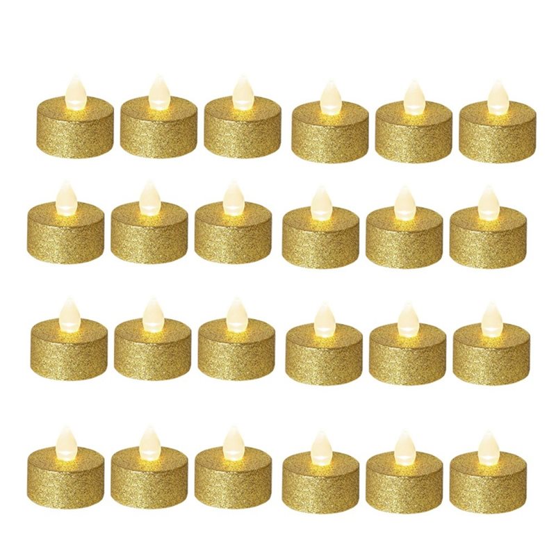 Candle Zero - ABFI Battery Operated LED Tea Lights,24-Pack,