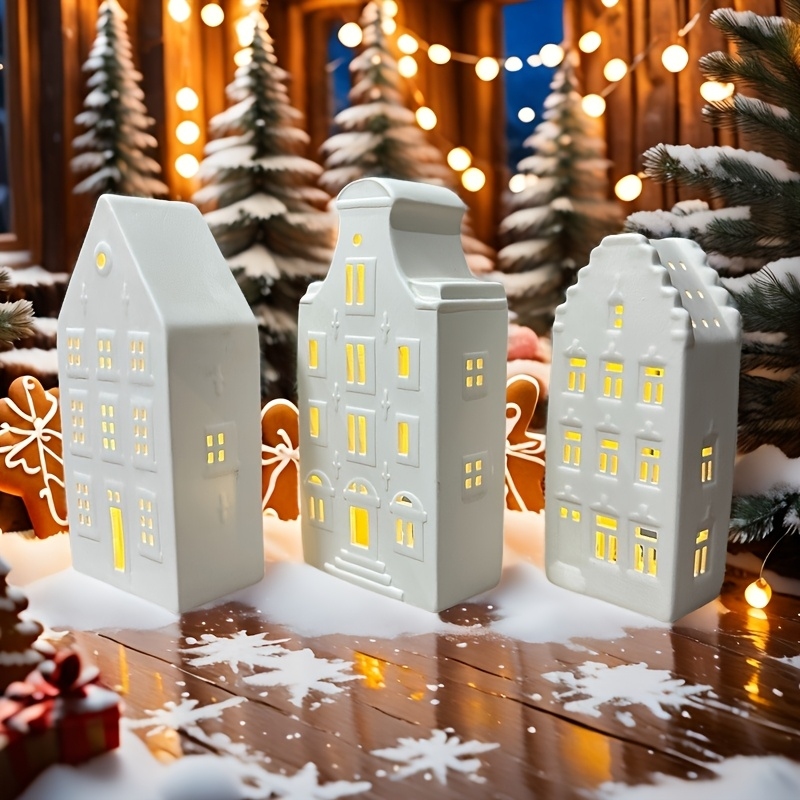 Candle Zero - 1 Pack House Shaped Candle Holder,