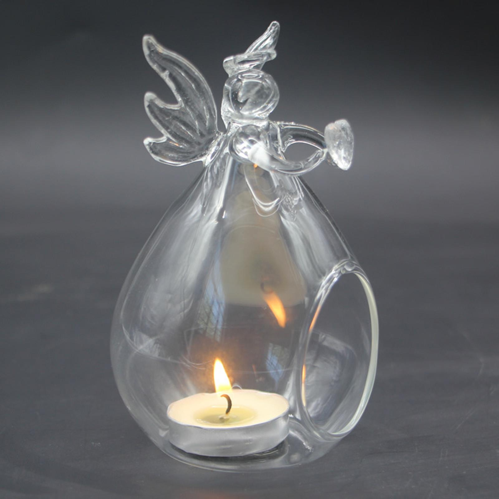 Candle Zero - Clear Glass Tealight Heatproof Durable Angel