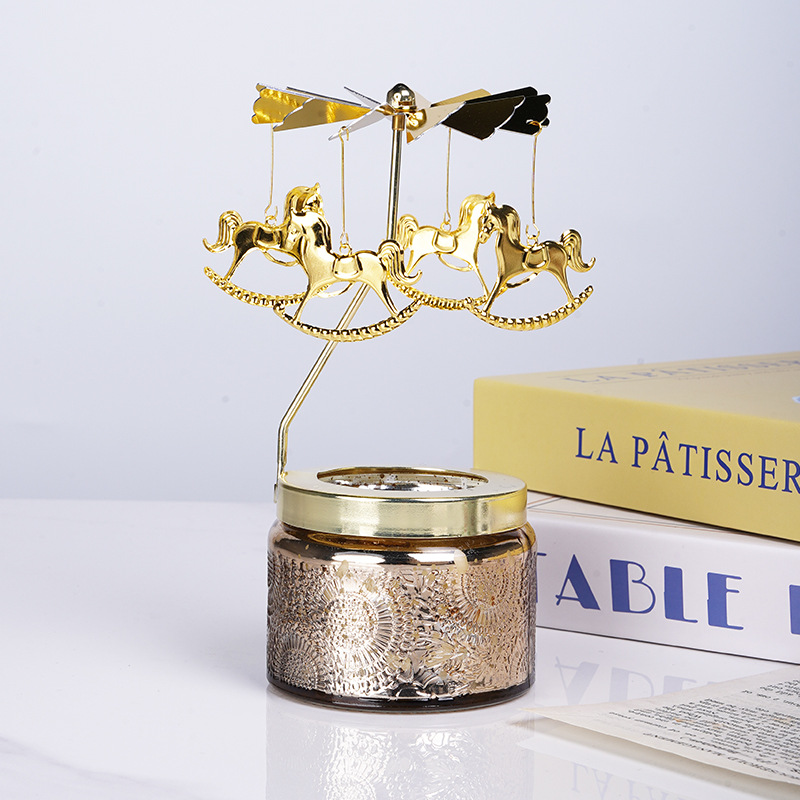 Spring Planting Rotating Candl - Candle Souvenir ulasan dan harga
