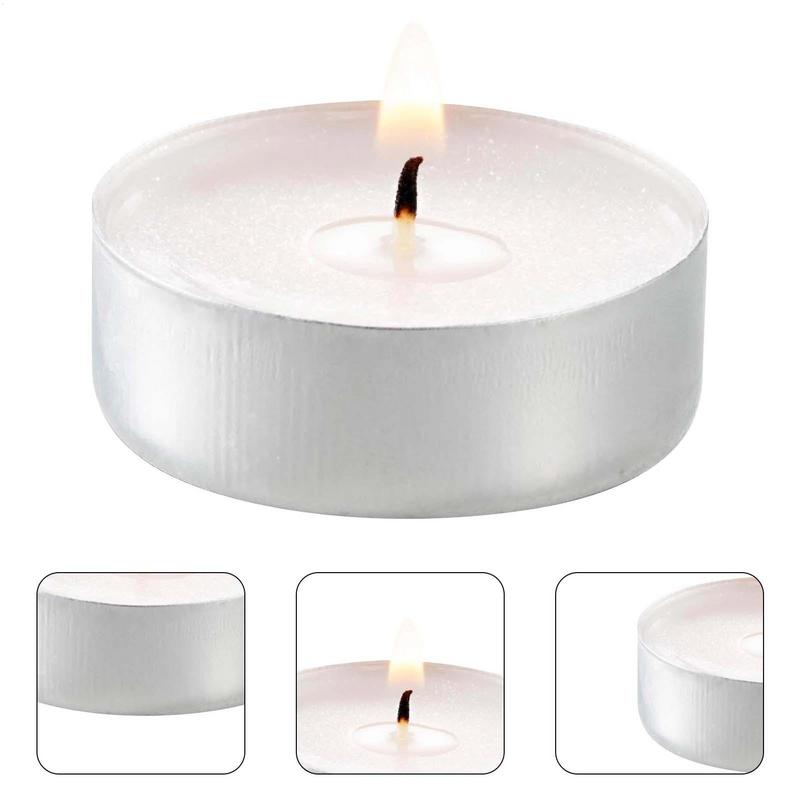 10Pcs Unscented Tealight Candl - Candle Zero ulasan dan harga