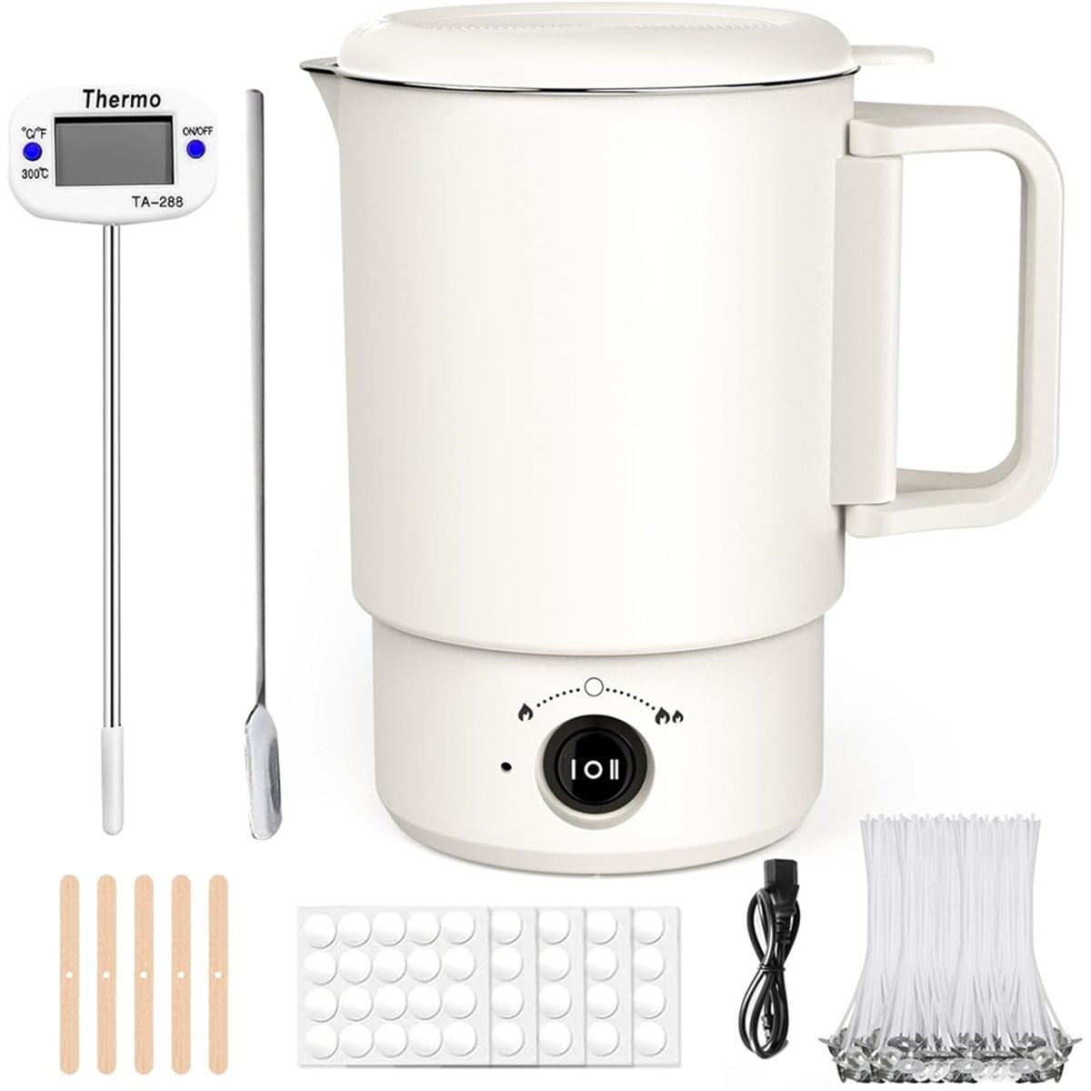 Electric Wax Melting Pot Kit w - Candle Supplies Uk ulasan dan harga