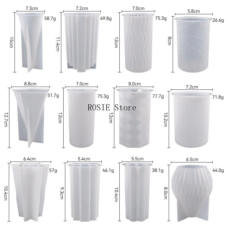 Cylinder Silicone Candle Mold  - Candle Souvenir ulasan dan harga