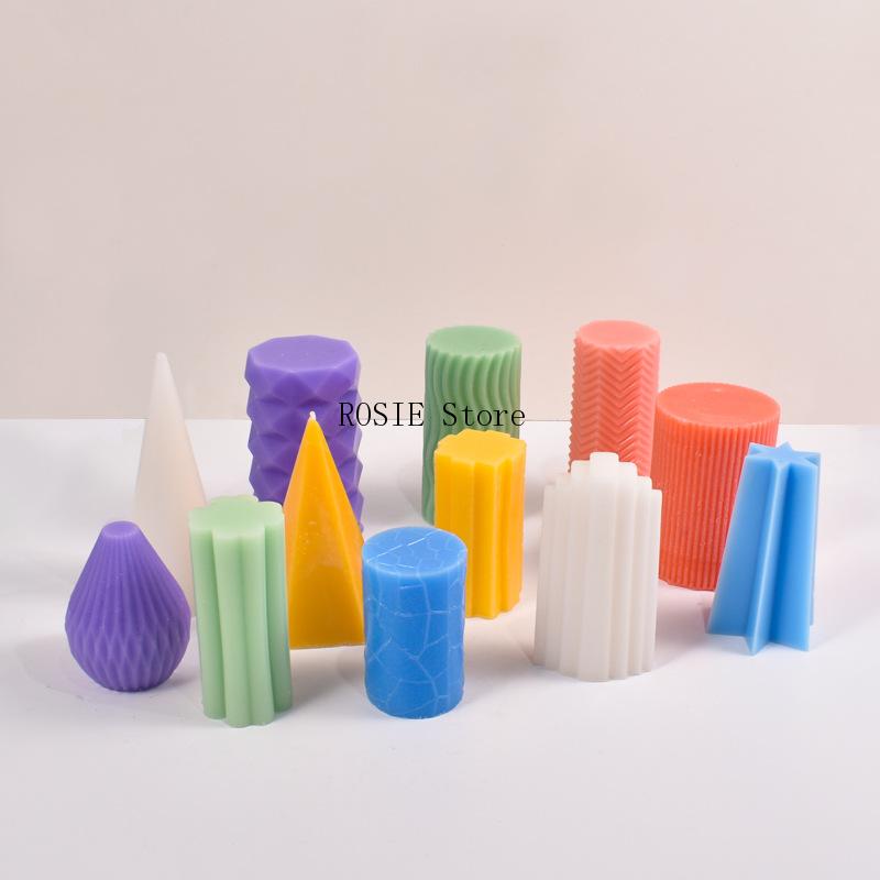 Cylinder Silicone Candle Mold  - Candle Souvenir ulasan dan harga