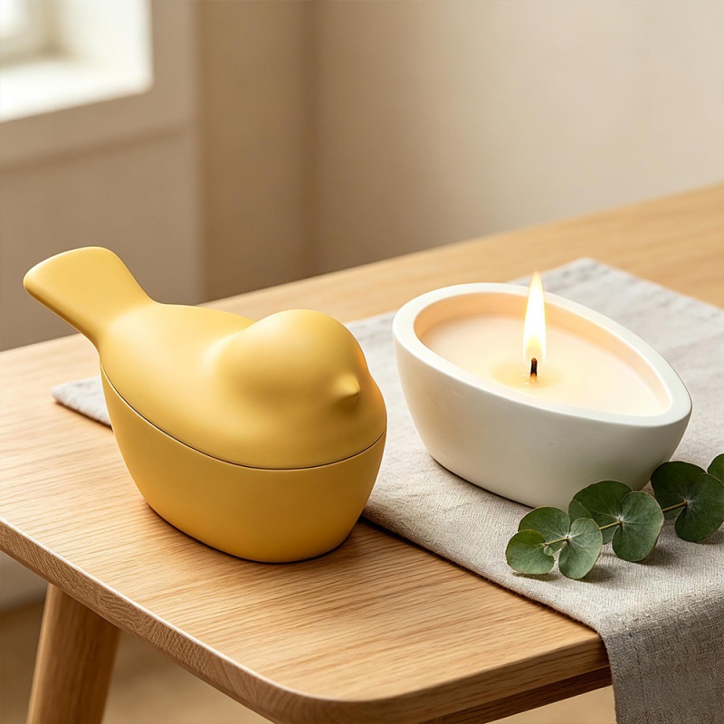 Creative Bird Shape Candle Jar - Candle Vessel Supplies ulasan dan harga