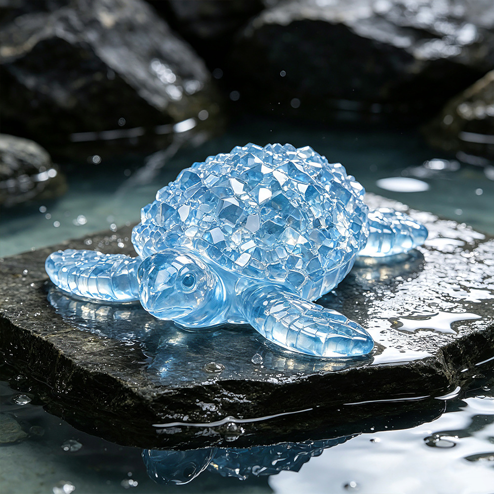 Diamond Cut Healing Sea Turtle - Candle Souvenir ulasan dan harga