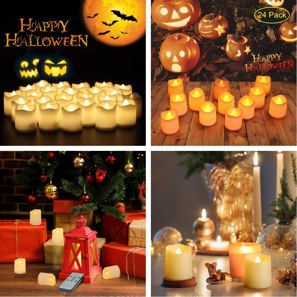 12/24Pcs Flameless LED Tea Lig - Candle Zero ulasan dan harga