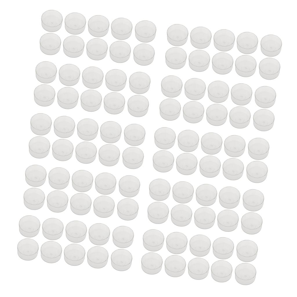Practical 100 pcs Plastic Tran - Candle Zero ulasan dan harga