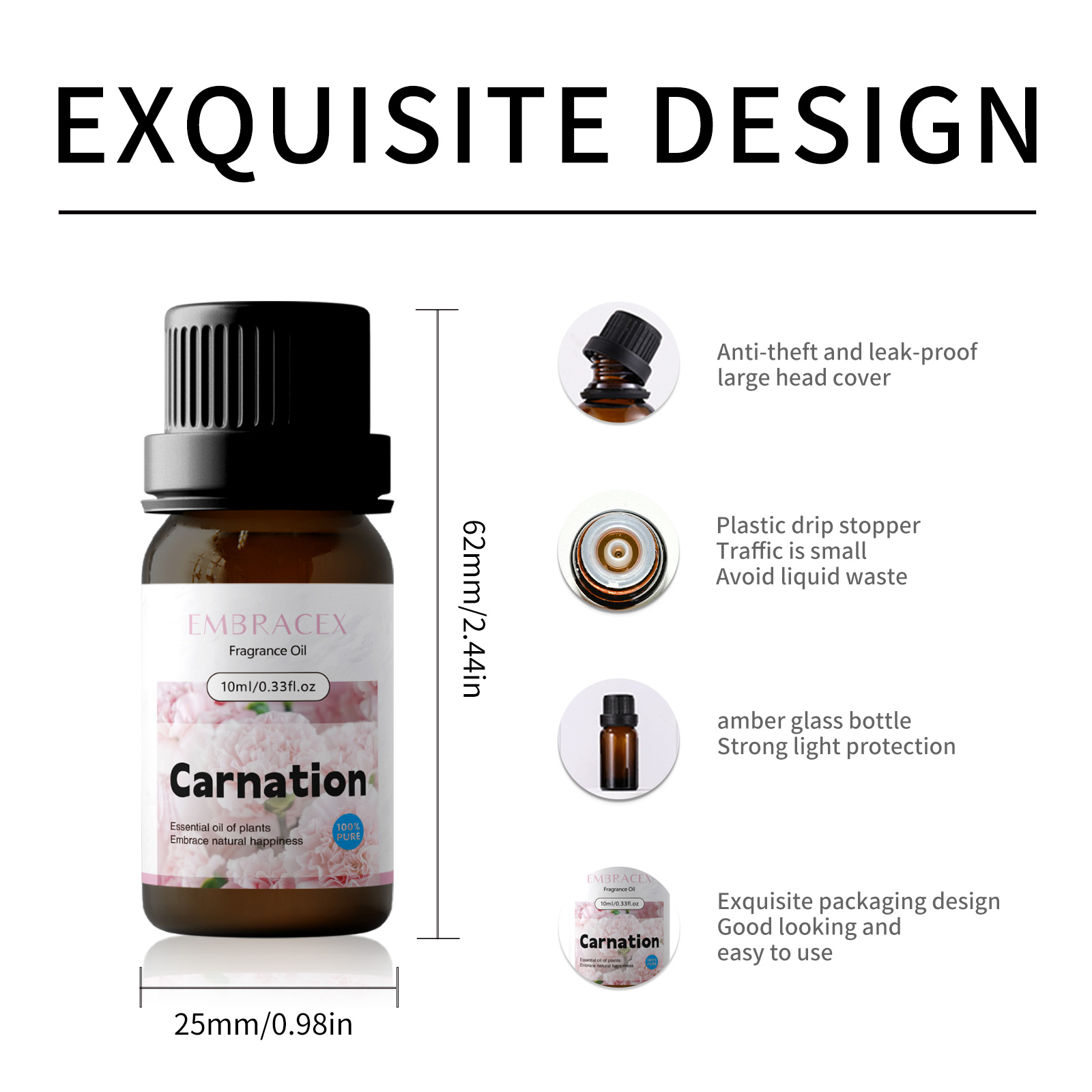 10ml Carnation Essential Oil F - Candle Souvenir ulasan dan harga