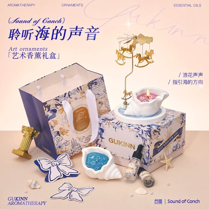 Conch aromatherapy gift box do - Candle Souvenir ulasan dan harga