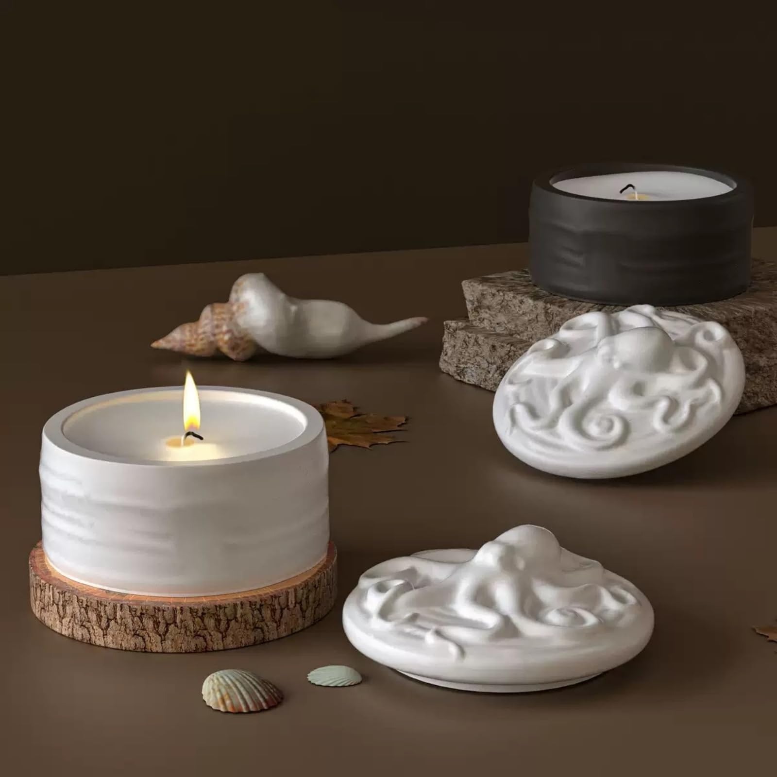 Octopus Lid Candle Jar Silicon - Candle Vessel Supplies ulasan dan harga