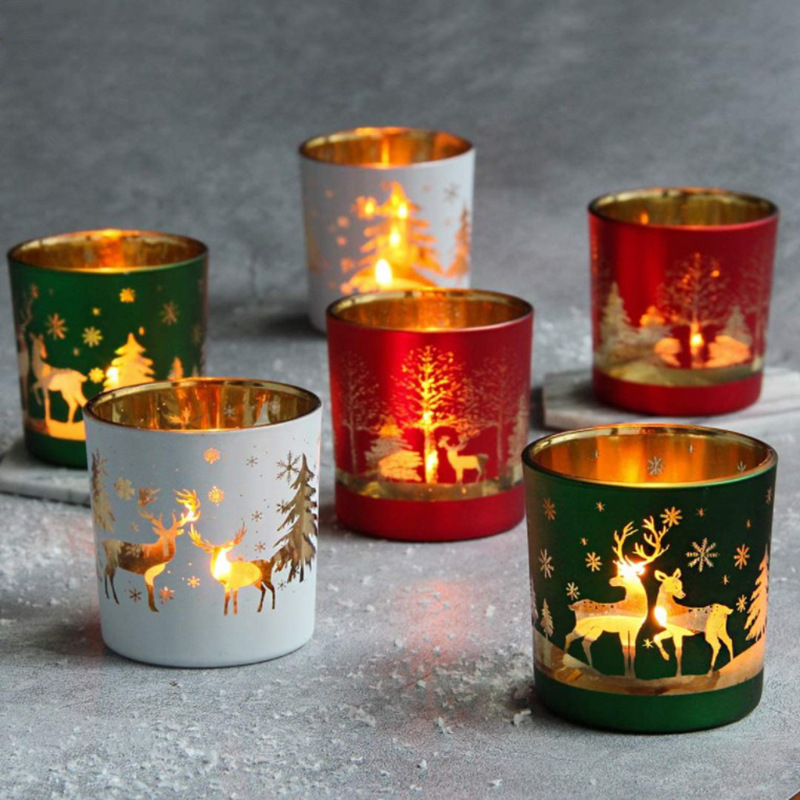 Christmas Glass Vessels for Sc - Candle Vessel Supplies ulasan dan harga
