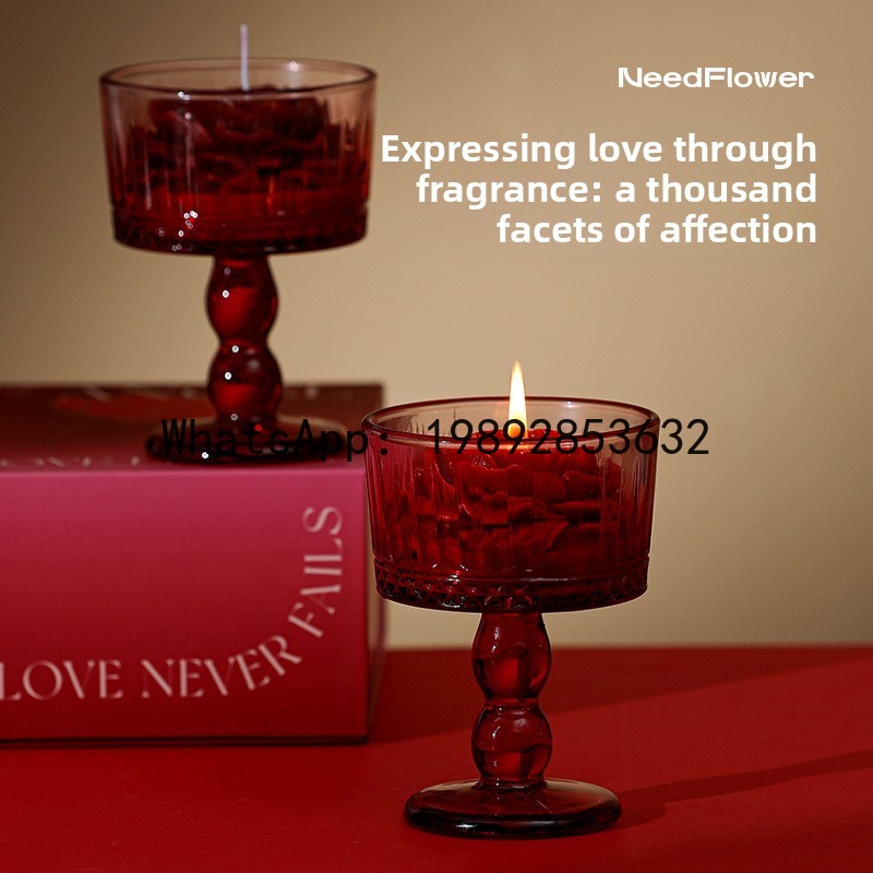 LZ rose scented candle modelin - Candle Souvenir ulasan dan harga
