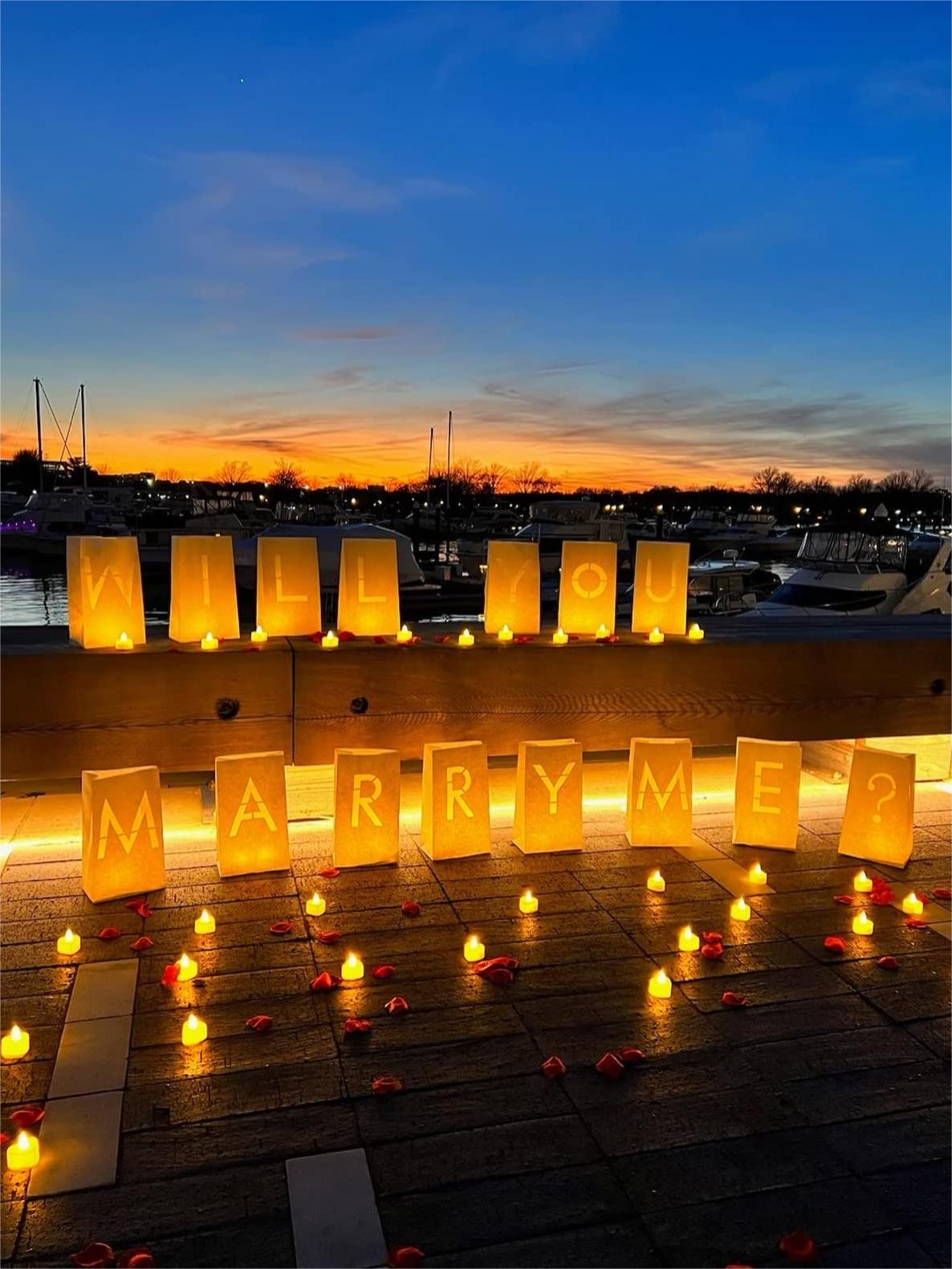 Will You Marry Me Proposal Dec - Candle Souvenir ulasan dan harga