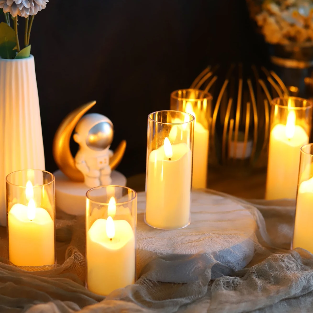 6Pcs Led Flameless Electric Ca - Candle Zero ulasan dan harga