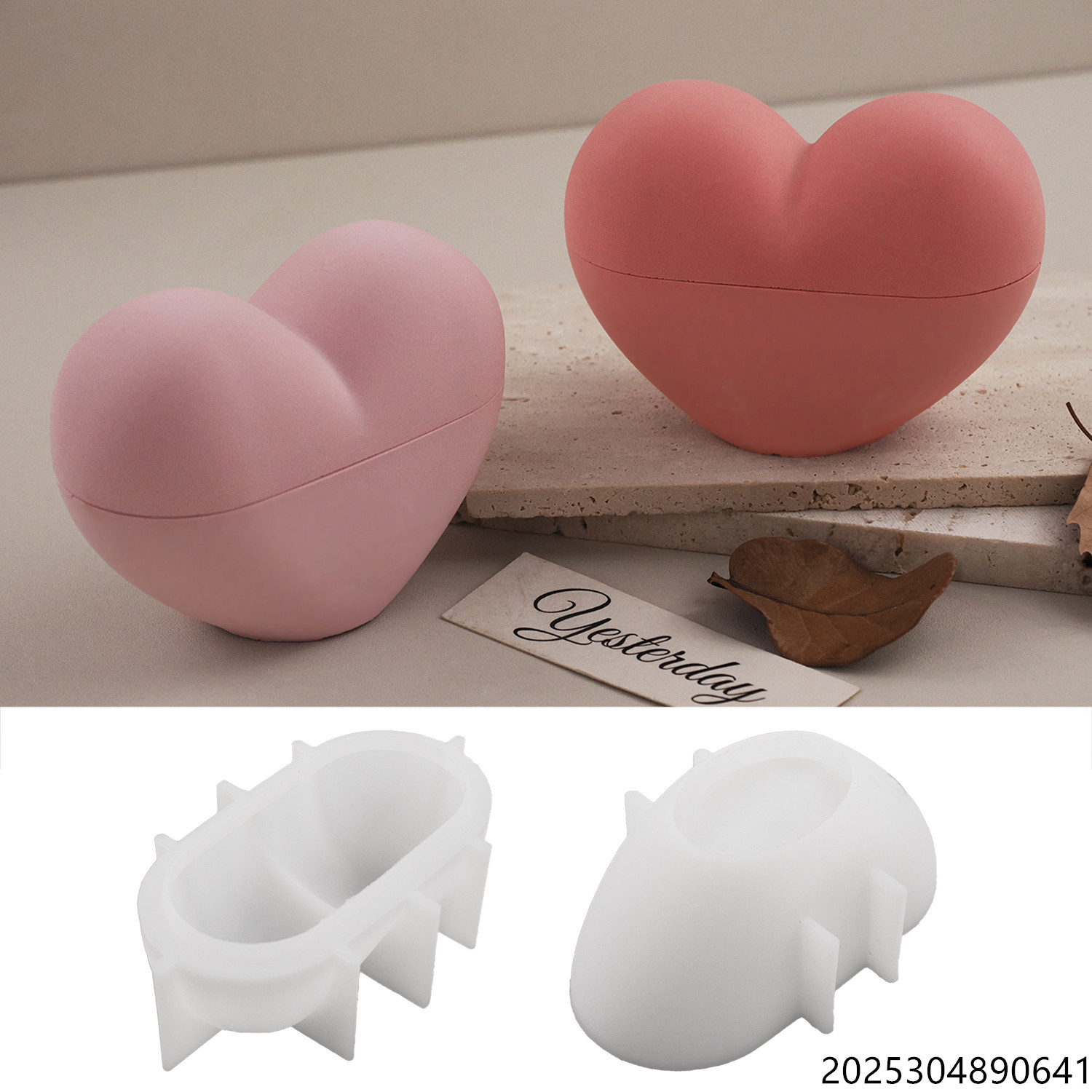 DIY Heart Shape Candle Jar Sil - Candle Vessel Supplies ulasan dan harga