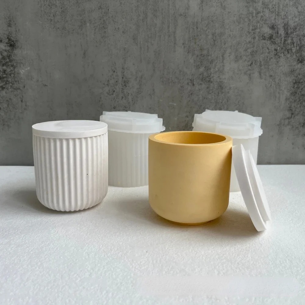 Silicone Mold for Striped Roun - Candle Vessel Supplies ulasan dan harga