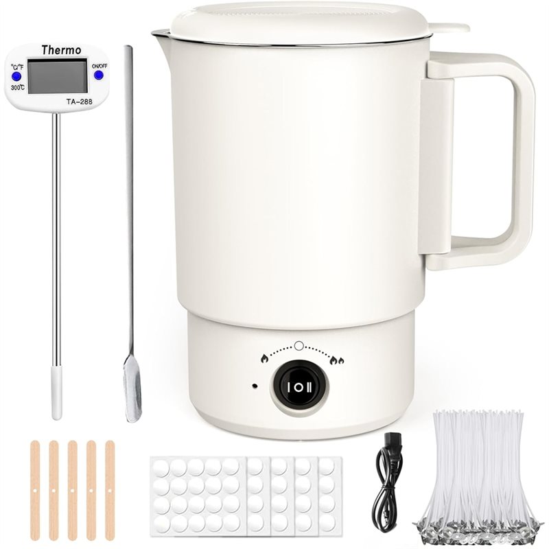 Electric Wax Melting Pot Kit 8 - Candle Supplies Uk ulasan dan harga