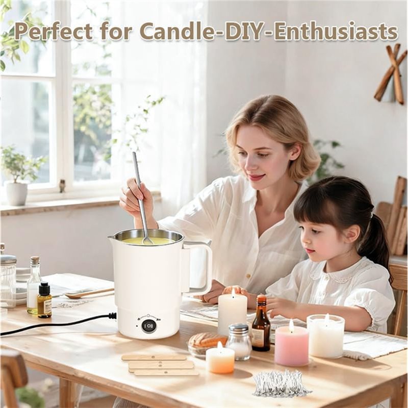 Electric Wax Melting Pot Kit 8 - Candle Supplies Uk ulasan dan harga