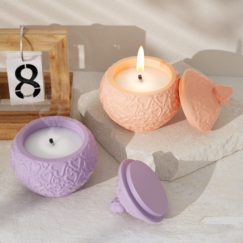 Floral Embossed Storage Box wi - Candle Vessel Supplies ulasan dan harga