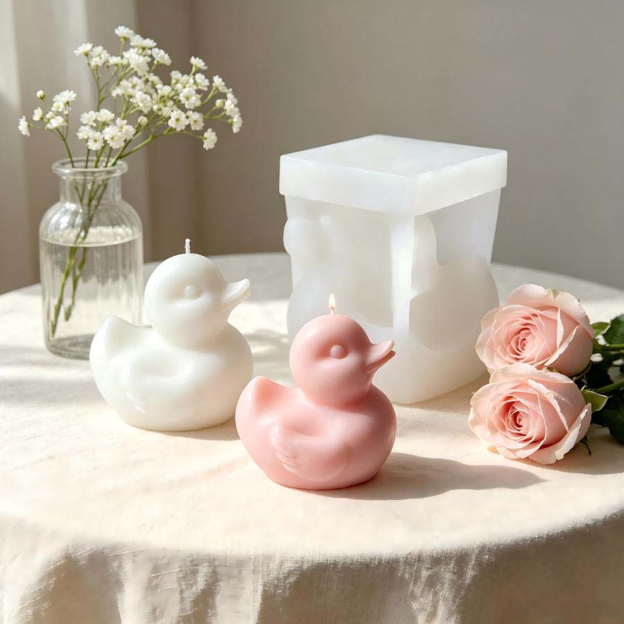 3D Cute Duck Silicone Candle M - Candle Souvenir ulasan dan harga